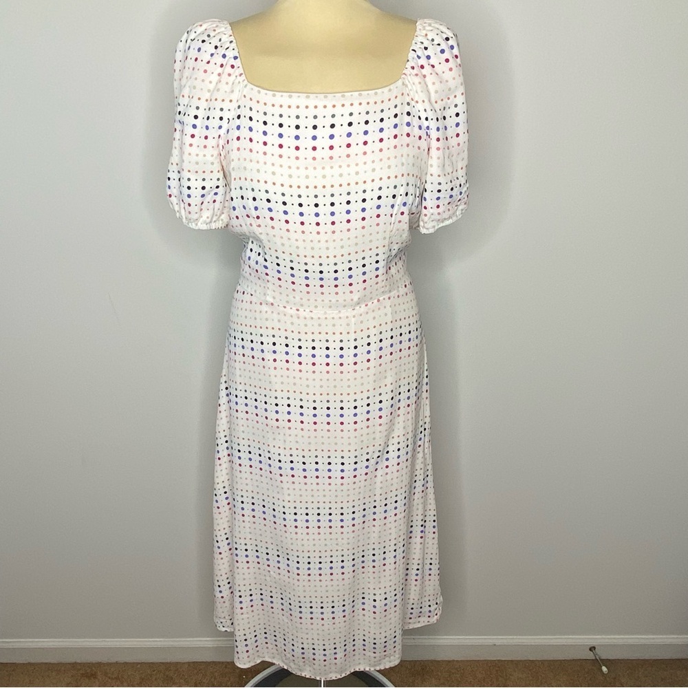 Loft Outlet Multicolor Dot Dress